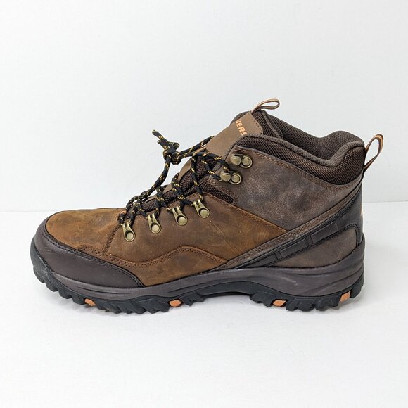 Skechers Traven Waterproof Hiking Boots, Brown Leather, Men\'s 11 M main image 4